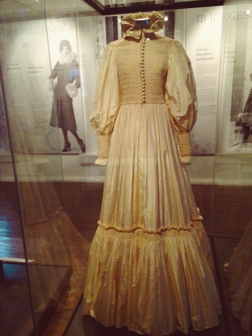 Wedding Dress by Ib Jorgensen at National museum of Ireland!